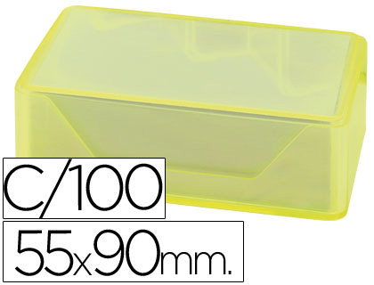 100 tarjetas de visitas Liderpapel 90x55mm. 250g/m² blancas